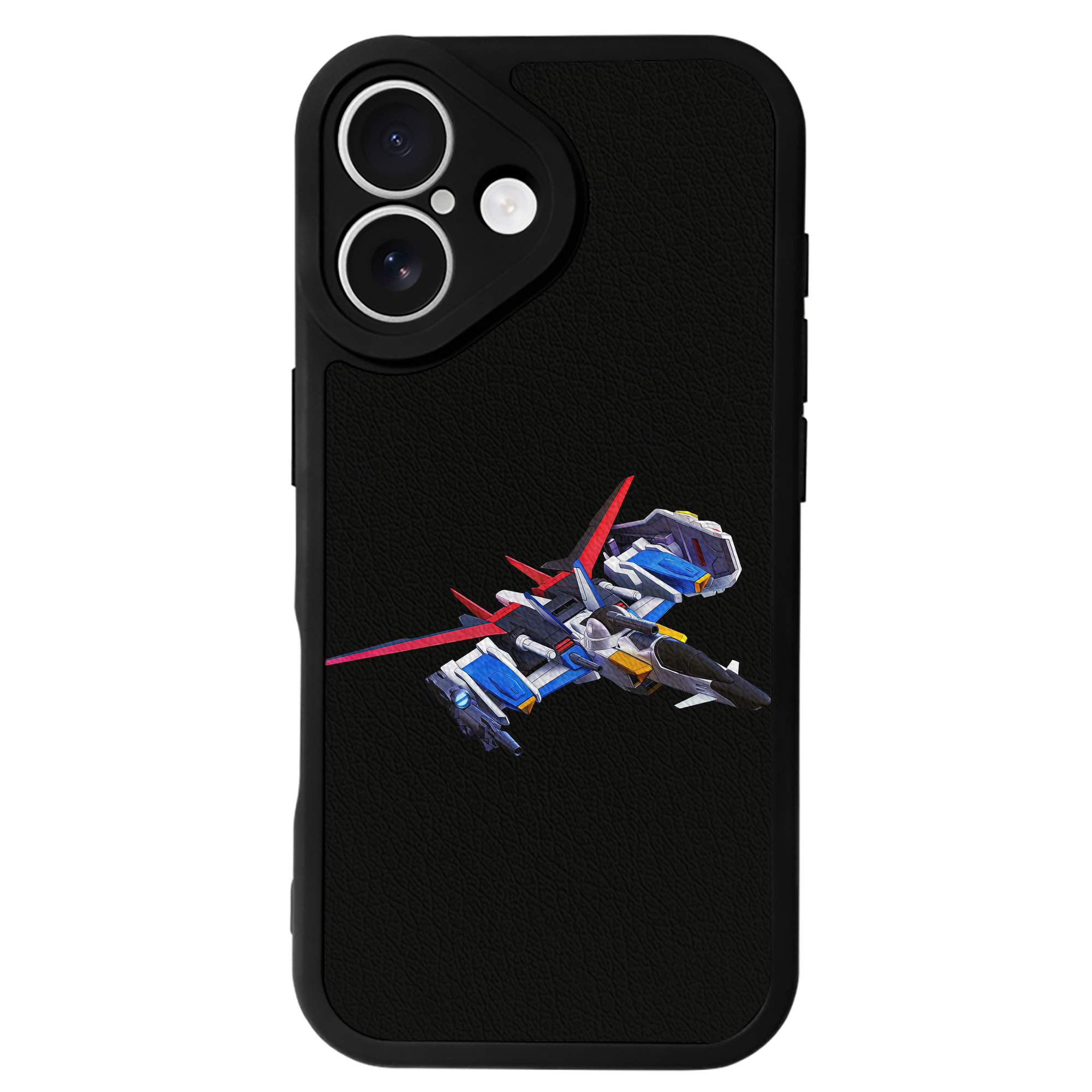 （画像用） 機動戦士ガンダム Mobile Suit Gundam 【iPhone 16シリーズ対応】シリコンスマホケース（レザー調） 材質：シリコン